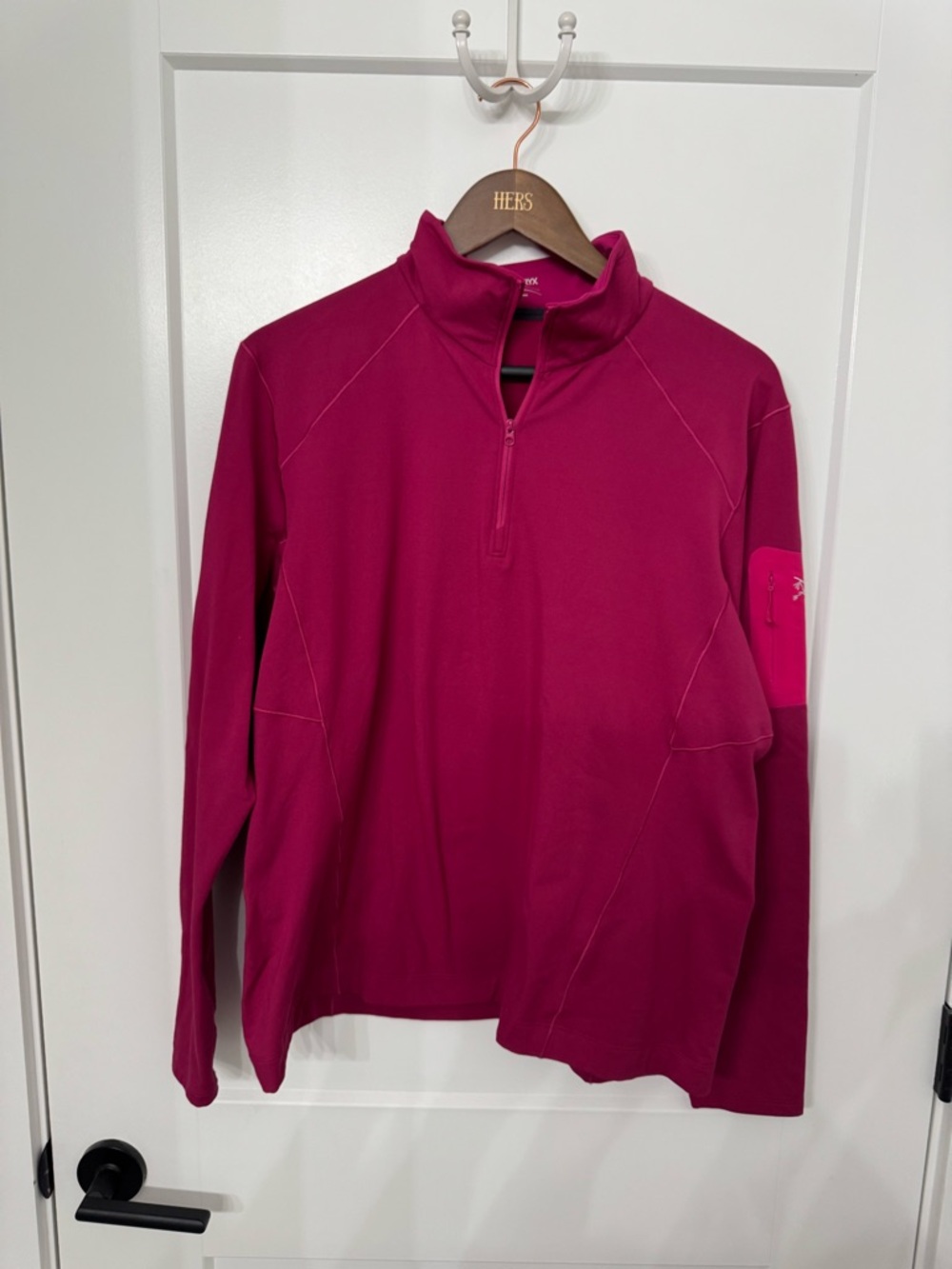 Arc'teryx Bright Magenta Half-Zip Pullover
